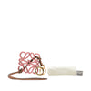 LOEWE Leather Anagram Key Ring and Bag Charm Secondhand