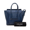Celine Mini Leather Luggage Tote Secondhand