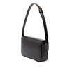 Celine Shiny Calfskin Triomphe Claude Shoulder Bag Secondhand