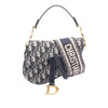 Dior Mini Oblique Canvas Saddle Bag Secondhand