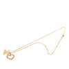 Chanel CC Gold Plated and Heart Pendant Necklace Secondhand