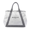Balenciaga Canvas Navy Cabas Tote M Secondhand