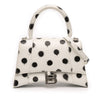 Balenciaga Small Smooth Calfskin Sprayed Polka Dot Hourglass Satchel Secondhand