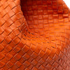 Secondhand Bottega Veneta Large Fringed Trim Nappa Intrecciato Hobo