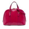 Secondhand Gucci Small Microguccissima Patent Nice Dome Satchel