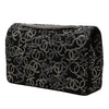 Chanel Paris Shanghai Medium Tweed Strass Embellished Pudong Double Flap Secondhand