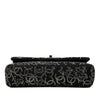 Chanel Paris Shanghai Medium Tweed Strass Embellished Pudong Double Flap Secondhand