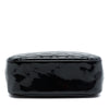 Chanel CC Quilted Patent Cosmetic Pouch Secondhand