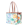 LOEWE Paulas Ibiza Small Canvas Waterlily Print Cushion Tote Secondhand