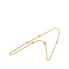 Dior Gold Plated CD Station Rope Chain Necklace Secondhand