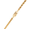 Dior Gold Plated CD Station Rope Chain Necklace Secondhand