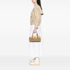 Prada Saffiano Trimmed Tessuto Boston Bag Secondhand