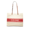 Celine Canvas Plein Soleil Square Cabas Tote Secondhand