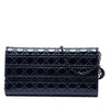 Dior Patent Cannage Lady Dior Wallet On Chain Secondhand