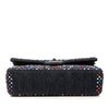 Chanel Medium Classic Strass Embellished Denim Double Flap Secondhand