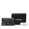 Chanel Medium Classic Strass Embellished Denim Double Flap Secondhand