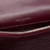 Saint Laurent Croc Embossed Leather Monogram Kate Tassel Wallet on Chain Secondhand