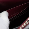 Saint Laurent Croc Embossed Leather Monogram Kate Tassel Wallet on Chain Secondhand