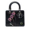 Secondhand Dior Medium Calfskin Embroidered Flower Lady Dior
