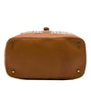 Burberry Haymarket Check Coated Canvas and Calfskin Bucket Bag Secondhand