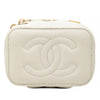 Chanel Mini Quilted Caviar Enamel Coco Casino Vanity Case With Chain Secondhand