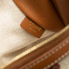 Secondhand Celine Triomphe Embroidered Canvas Clutch On Chain