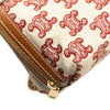 Secondhand Celine Triomphe Embroidered Canvas Clutch On Chain