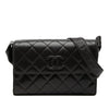 Secondhand Chanel CC Quilted Lambskin Flap Crossbody