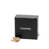 Secondhand Chanel CC Gold Plated Strass Clover Leaf Pin Brooch