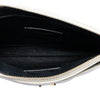 Secondhand Saint Laurent Grain De Poudre Chevron Monogram Clutch