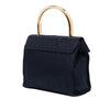 Prada Tessuto Metal Top Handle Bag Secondhand