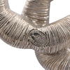 Chanel CC Brass Strass Twisted Brooch Secondhand