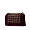 Chanel Old Medium Velvet and Tweed Boy Flap Secondhand