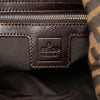 Fendi Zucca Canvas Double Flap Shoulder Bag Secondhand