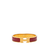 Secondhand Hermès Narrow Enamel Clic H Bracelet PM