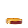 Secondhand Hermès Narrow Enamel Clic H Bracelet PM