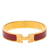 Secondhand Hermès Narrow Enamel Clic H Bracelet PM
