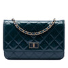 Chanel Quilted Patent Reissue 2.55 Wallet On Chain Secondhand