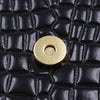 Saint Laurent Croc Embossed Patent Clutch Secondhand