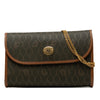 Dior Honeycomb Coated Canvas Chain Crossbody Secondhand