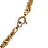 Secondhand Chanel CC Gold Plated Round Pendant Necklace