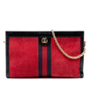 Gucci Medium Suede Web Ophidia Chain Shoulder Bag Secondhand