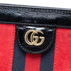 Gucci Medium Suede Web Ophidia Chain Shoulder Bag Secondhand
