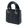 Dior Micro Lambskin Cannage Studded Supple Lady Dior Secondhand