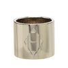 Hermès Palladium Plated H Diamant Scarf Ring Secondhand