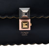 Fendi Small Scalloped Leather Kan I Crossbody Secondhand