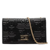 Fendi Embossed Nappa Logo Chain Clutch Secondhand