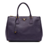 Prada Medium Saffiano Lux Galleria Double Zip Satchel Secondhand