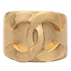 Chanel CC Gold Plated Band Ring Secondhand