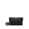 Chanel Quilted Caviar Boy O Case Zip Clutch Secondhand